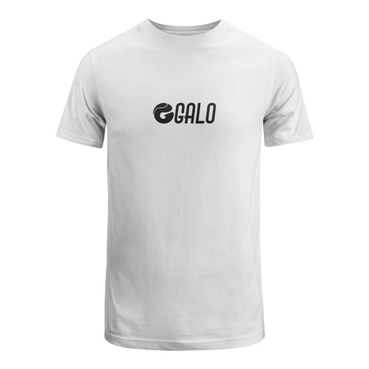 White Galo T-shirt - Black GALO