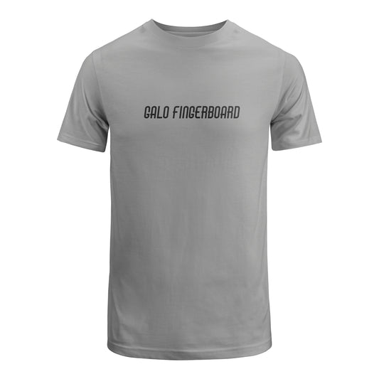 Galo Gray T-shirt - Black TEXT